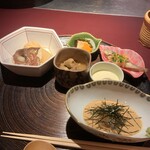 赤坂 渡なべ - お膳はこんな感じ