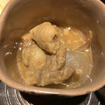 赤坂 渡なべ - 松坂牛の牛すじの煮込み とても柔らかく煮込んでありました。お酒に合う！