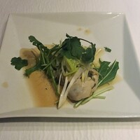 チャイニーズ 芹菜 - かきの豆鼓～トーチ～炒め