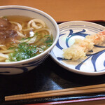 手打ちうどん寺屋  - かけうどん、えび天