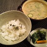 Taka - ディナーごはん物、冷や汁