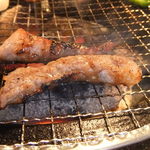 アラジン - すじ塩コショウ　これも美味い～～～～・