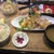 梅田 阪急三番街 リバーカフェ - 料理写真:ぷりぷり海老と旬菜のタルタルマヨ定食