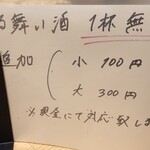 煮干そば 流。 - 振る舞い酒のお知らせ