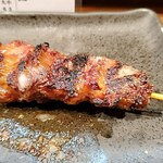 もつ焼き 丸松 - かしらあぶら：味噌味