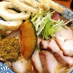 らーめん森や。 - かぶそば-しょうゆ味やまつ辻田の柚子七味Ver.-車麩＆チャーシュー増し