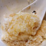 らーめん森や。 - カリフリ農場の初卵かけごはんwith三ツ星醤油