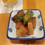 らーめん森や。 - お通しチキン