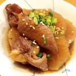 らーめん森や。 - 大根と黒富士鶏の煮もの