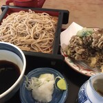 さか本 そば店 - まいたけ天蕎麦