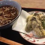 さか本 そば店 - 牡蛎天そば