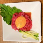 焼肉 うしの家 - 馬ユッケ