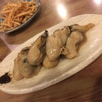 さか本 そば店 - 牡蛎の醤油漬け、酒が進む
