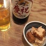 さか本 そば店 - この日は厚揚げを煮たヤツ20.12