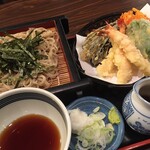 さか本 そば店 - 〆に豪華天ざる20.12