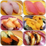 スシロー - お寿司集合写真
