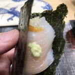 鮨旬美西川 - すり身イカ＆イカとウニ