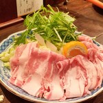 柚子元 京都先斗町店 - 豚柚子鍋の素材