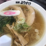 麺屋 ようすけ - ニンニクラーメン (ニンニク別皿)
