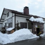 蕎麦処 若佐 - 雪が多かったデス