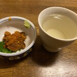 ちゅう心 - ウニと日本酒