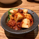 炭火焼とり えんや - 長芋キムチ