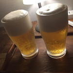 ログペンションセシルクラブ - お風呂上りにビール