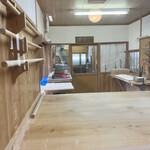 そばの実 - そば打ち場