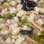 河の家 - 自作した牛モツ煮込み