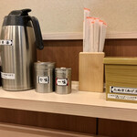 そばの神田 東一屋 - コンディメンツ。