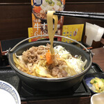 Yoshinoya - めーーん！（うどん入りですね）