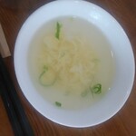 Saisai Chuuka Dainingu - マーボー丼に付いてくる玉子スープ