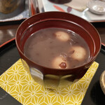 三芳家 - いなか汁粉白玉入り