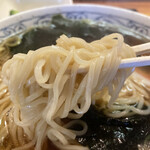 実川食堂 - 麺…柔らかめ