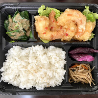 KINKA sushi bar izakaya 渋谷 - エビマヨ定食　800円