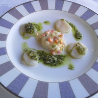 シンフォニー東京湾クルーズ - お魚料理（ホタテのあぶり）