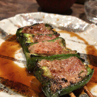 鳥茂 - 肉詰めピーマン