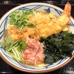 Marugame Seimen - 海老天玉子あんかけ