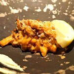 アカ - 香箱蟹のパエリア　山椒のアイオリソース添え