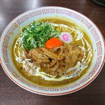 元祖 肉玉そば 越智 - カレー肉玉そば 950円