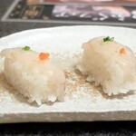 玄品 阪神 尼崎 ふぐ・うなぎ料理 - ふぐ寿司２貫