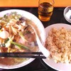味蔵 - 料理写真:五目湯麵半炒飯定食