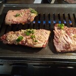 江南焼肉 肉のよいち - ランチのカルビステーキ