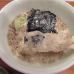 Meigetsu Antanakaya - 蕎麦の実が入ったとろろ