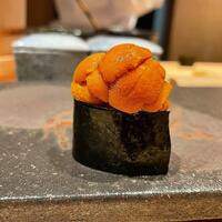 恵比寿 鮨 ふじまさ - ジェンガうに  どこまでのせるのー！？ってやってくれますw たのし。