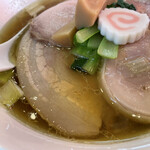 中華そば 深緑 - もろみポークのバラ