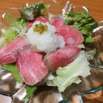 Miyakodori - 牛タタキと玉ねぎのサラダ 2020.11月