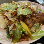 中華茶房 萬里 - ホイコーロー定食。