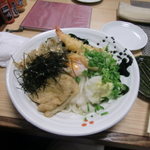 しお津 - きつね天ぶっかけうどん