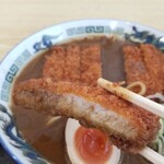 一ばん そば家 - 揚げたてのカツがやわらかい